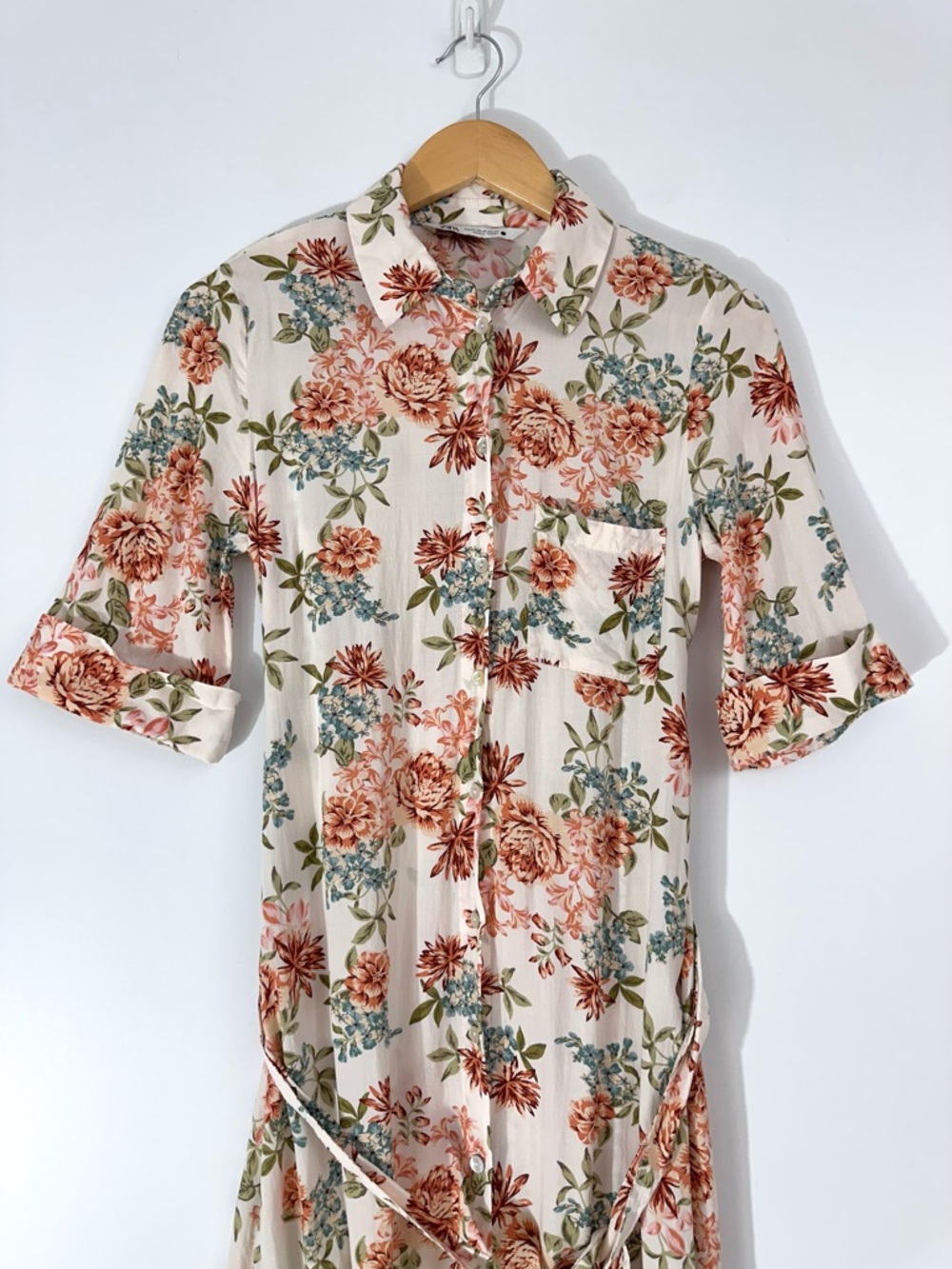 Zara Midi Shirtdress XS - Picture 7 of 13